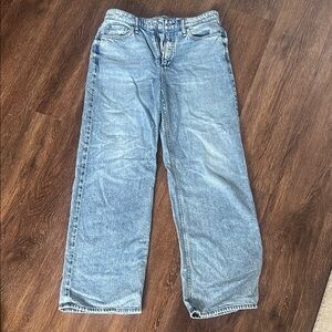 rag & bone Light Blue Straight Leg Jeans
